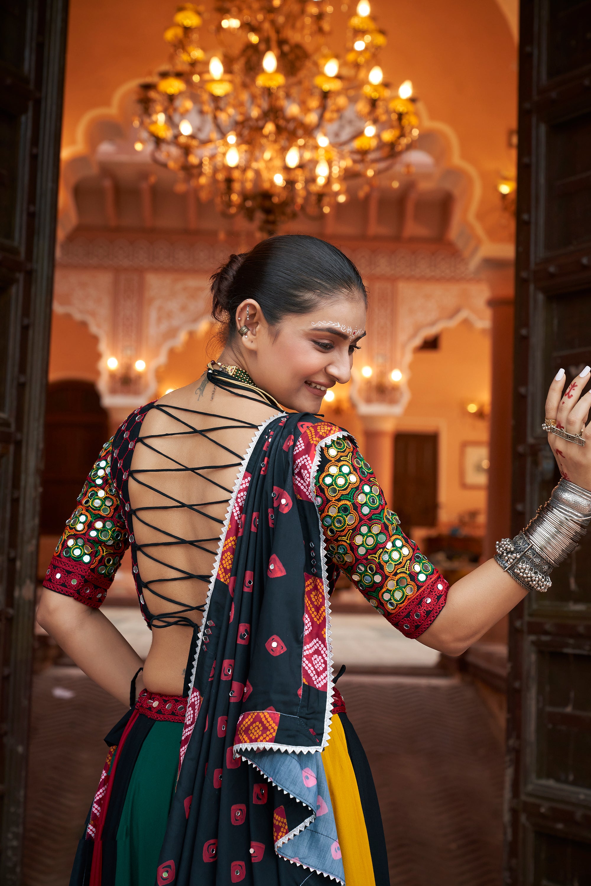 Navratri special Multicoloured Lehenga