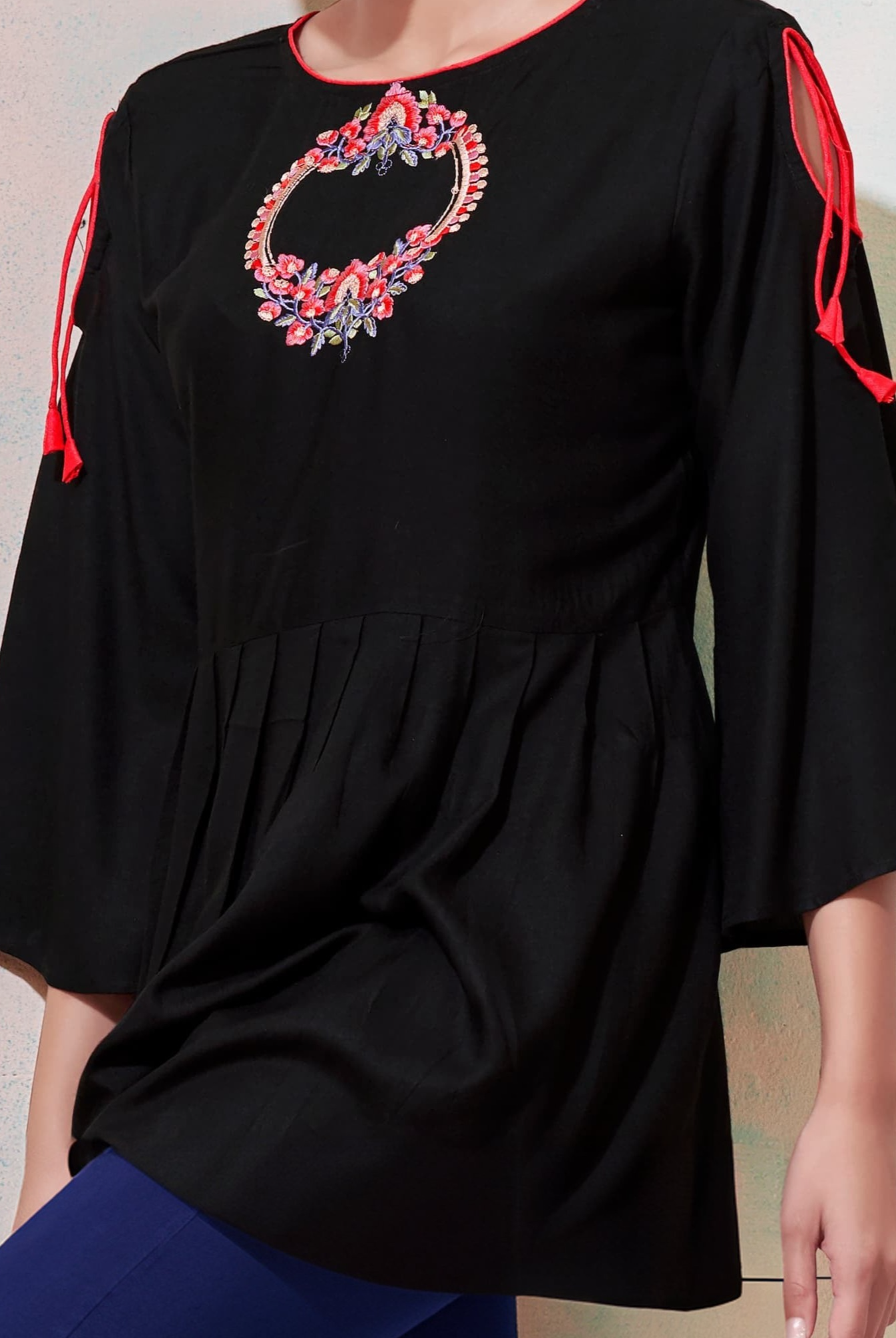 Black Short Top Kurti